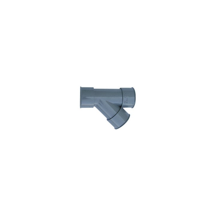 DERIVAZIONE 45° FF PVC GRIGIO Diam. 40