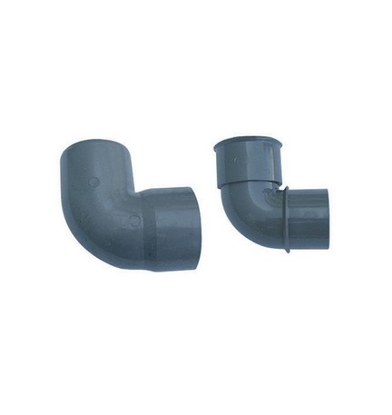 CURVA 87°30' MF PVC GRIGIO Diam. 40