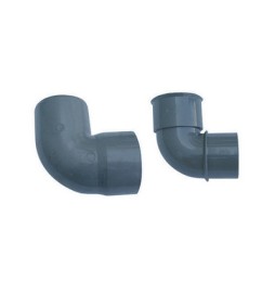 CURVA 87°30' MF PVC GRIGIO Diam. 100