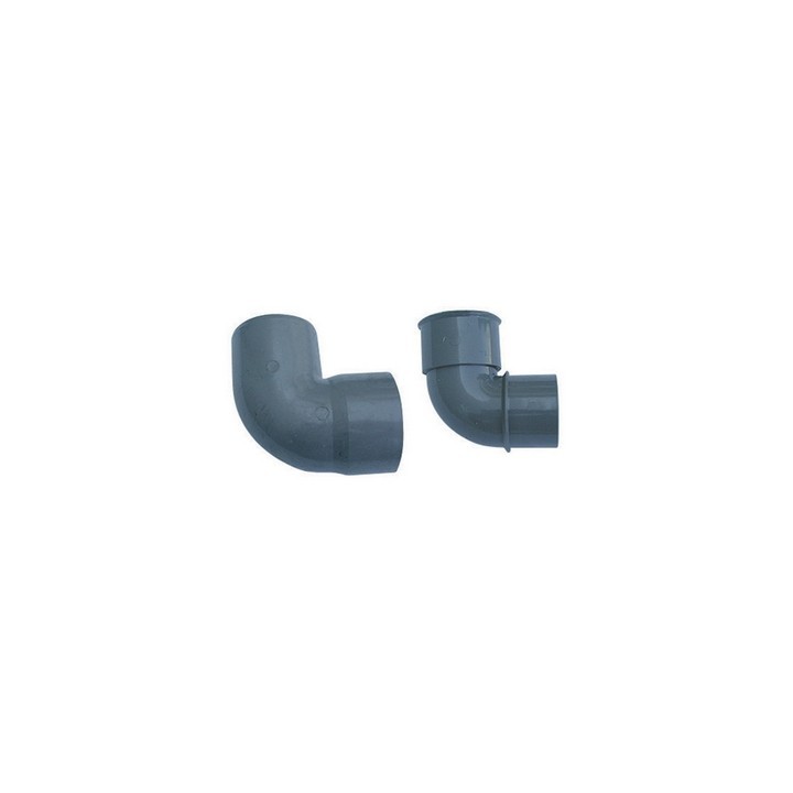 CURVA 87°30' MF PVC GRIGIO Diam. 100