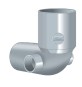 CURVA WC CON 2 ATTACCHI LATERALI Diam. 100/50/50