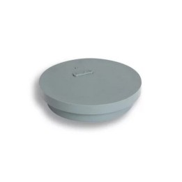 TAPPO DI CHIUSURA IN PVC GRIGIO D. 40 - H.20 mm