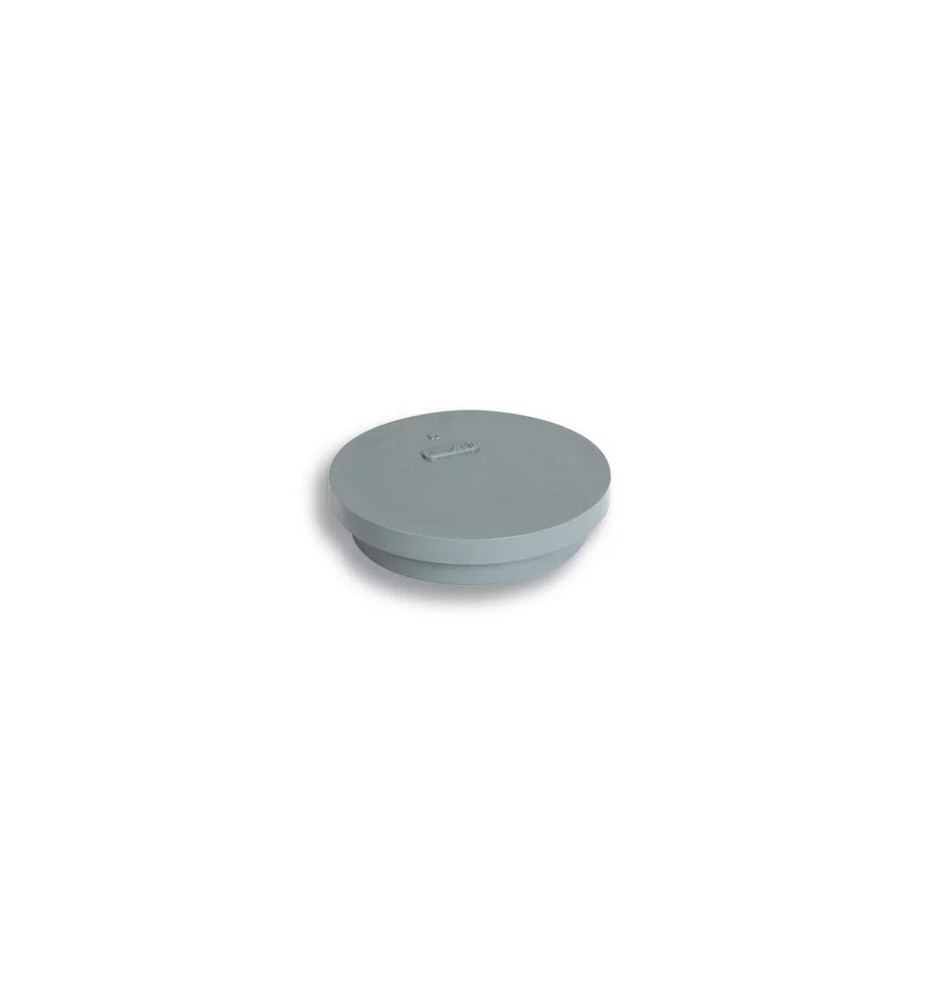 TAPPO DI CHIUSURA IN PVC GRIGIO D. 40 - H.20 mm
