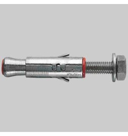 ANCORANTE IN ACCIAIO CON VITE T.E. CL. 8.8 - SLM 6 Vite TE Ø12 P.60 L.45 Sp.10
