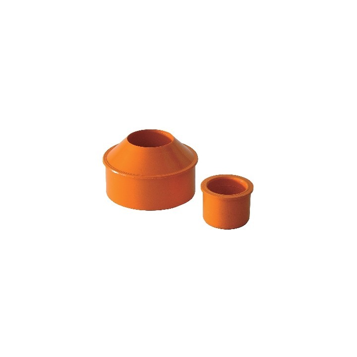 AUMENTO INTERNI CONCENTRICI IN PVC ARANCIO Diam. 32F x 50M