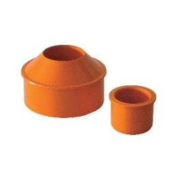 AUMENTO INTERNI CONCENTRICI IN PVC ARANCIO Diam. 40F x 50M