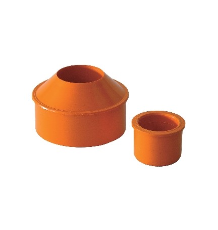 AUMENTO INTERNI CONCENTRICI IN PVC ARANCIO Diam. 40F x 100M