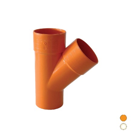 DERIVAZIONE 45° IN PVC Diam. 63