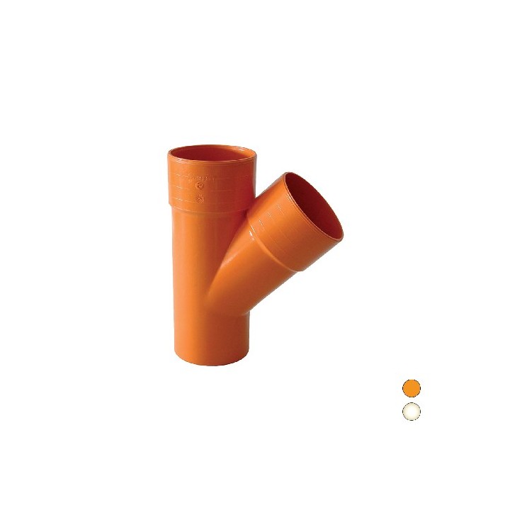 DERIVAZIONE 45° IN PVC Diam. 100