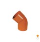 CURVA 45° IN PVC Diam. 63