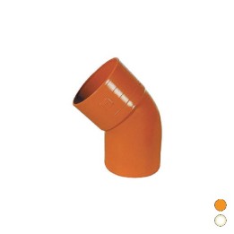 CURVA 45° IN PVC Diam. 250 - Avorio