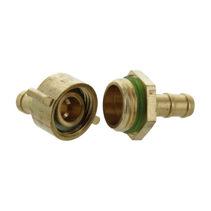 GIUNTATUBI OTTONE 3 PZ 1/2 X 8 MM