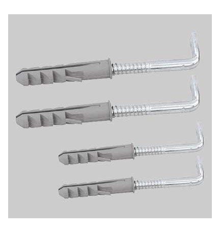 FISSAGGIO PER SCALDABAGNO - Vite 8x70 - Tassello 10x60