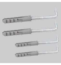 FISSAGGIO PER SCALDABAGNO - Vite 10x100 - Tassello 12x60