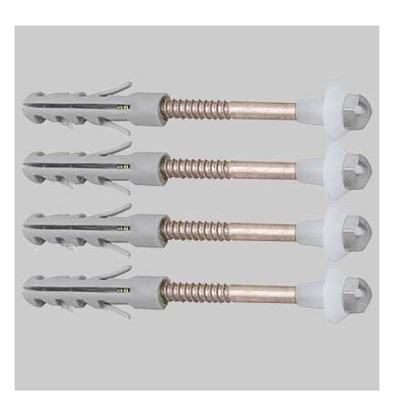 FISSAGGIO IN OTTONE PER VASI E BIDET - Vite M6x80 - Tassello 10x60