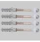 FISSAGGIO IN OTTONE PER VASI E BIDET - Vite M6x80 - Tassello 10x60
