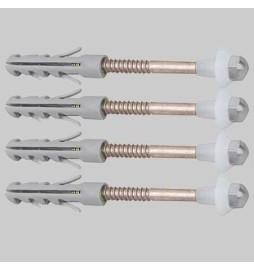 FISSAGGIO IN OTTONE PER VASI E BIDET - Vite M6x90 - Tassello 10x60