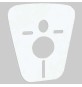 GUARNIZIONE ACUSTICA E ANTIURTO PER WC/BIDET SOSPESO - Spess. 3 mm