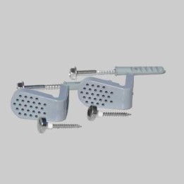 FISSAGGIO LATERALE IN ABS PER WC E BIDET - Vite 7x60 - Tassello 10x50