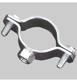 SOLO COLLARE FERMA TUBO IN ACCIAIO ZINCATO - 3"