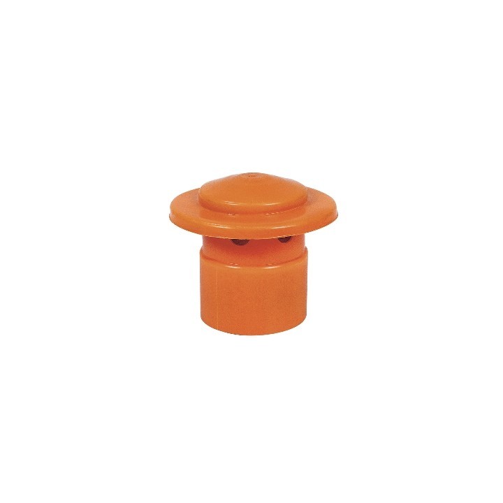 TESTA ESALATORE ARANCIO Diam. 140