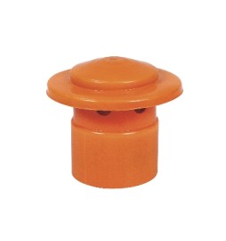 TESTA ESALATORE ARANCIO Diam. 160