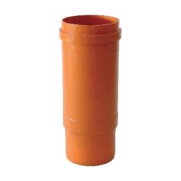 GIUNTO DI DILATAZIONE IN PVC ARANCIO CON GUARNIZIONE AL LABBRO Diam. 80