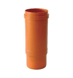 GIUNTO DI DILATAZIONE IN PVC ARANCIO CON GUARNIZIONE AL LABBRO Diam. 100