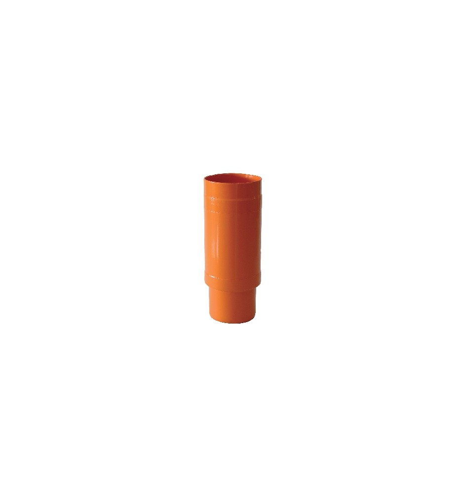 GIUNTO DI RIPARAZIONE IN PVC ARANCIO Diam. 100