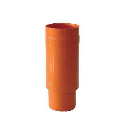 GIUNTO DI RIPARAZIONE IN PVC ARANCIO Diam. 100