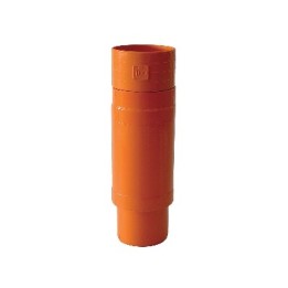 GIUNTO DI RIPARAZIONE 2 PEZZI PVC ARANCIO Diam. 63