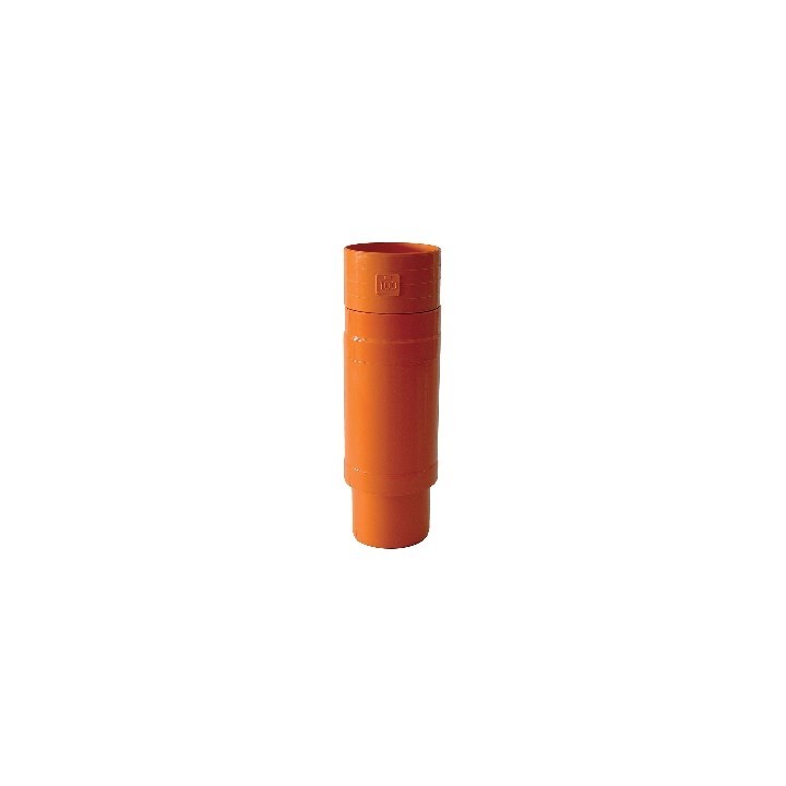 GIUNTO DI RIPARAZIONE 2 PEZZI PVC ARANCIO Diam. 63