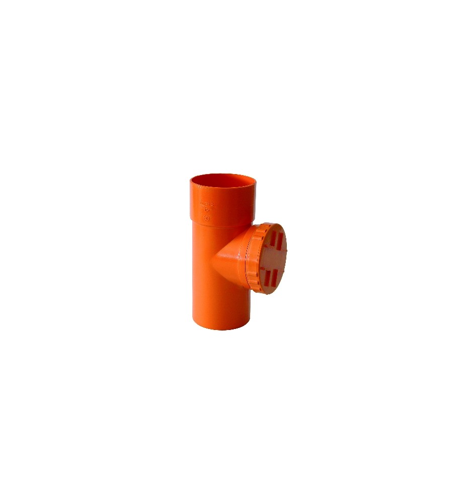 ISPEZIONE LINEARE PVC ARANCIO Diam. 100