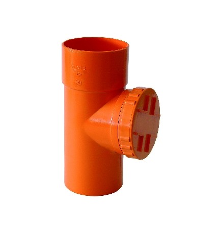 ISPEZIONE LINEARE PVC ARANCIO Diam. 125