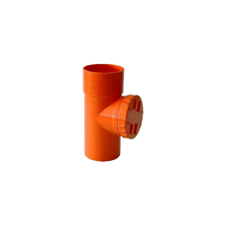 ISPEZIONE LINEARE PVC ARANCIO Diam. 125