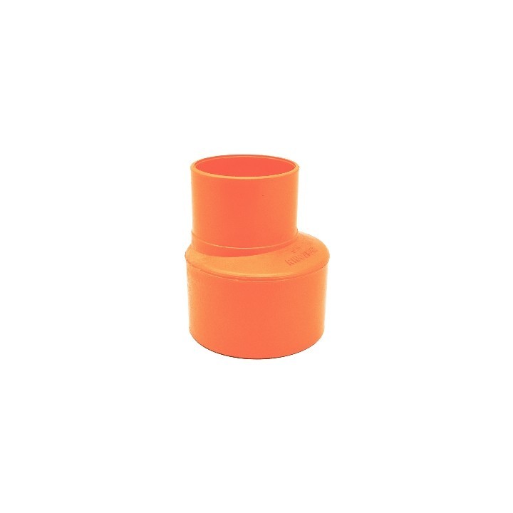 RIDUZIONE IN PVC ARANCIO Diam. 140F x 125M
