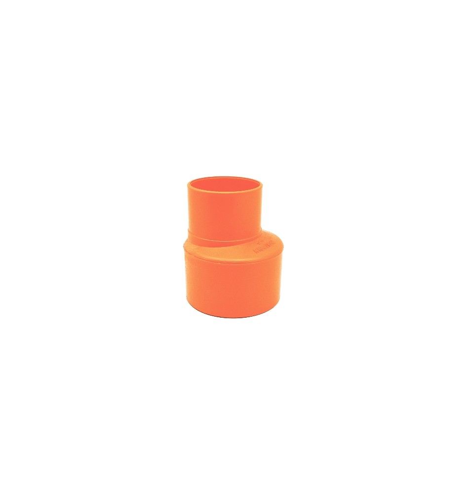 RIDUZIONE IN PVC ARANCIO Diam. 160F x 100M