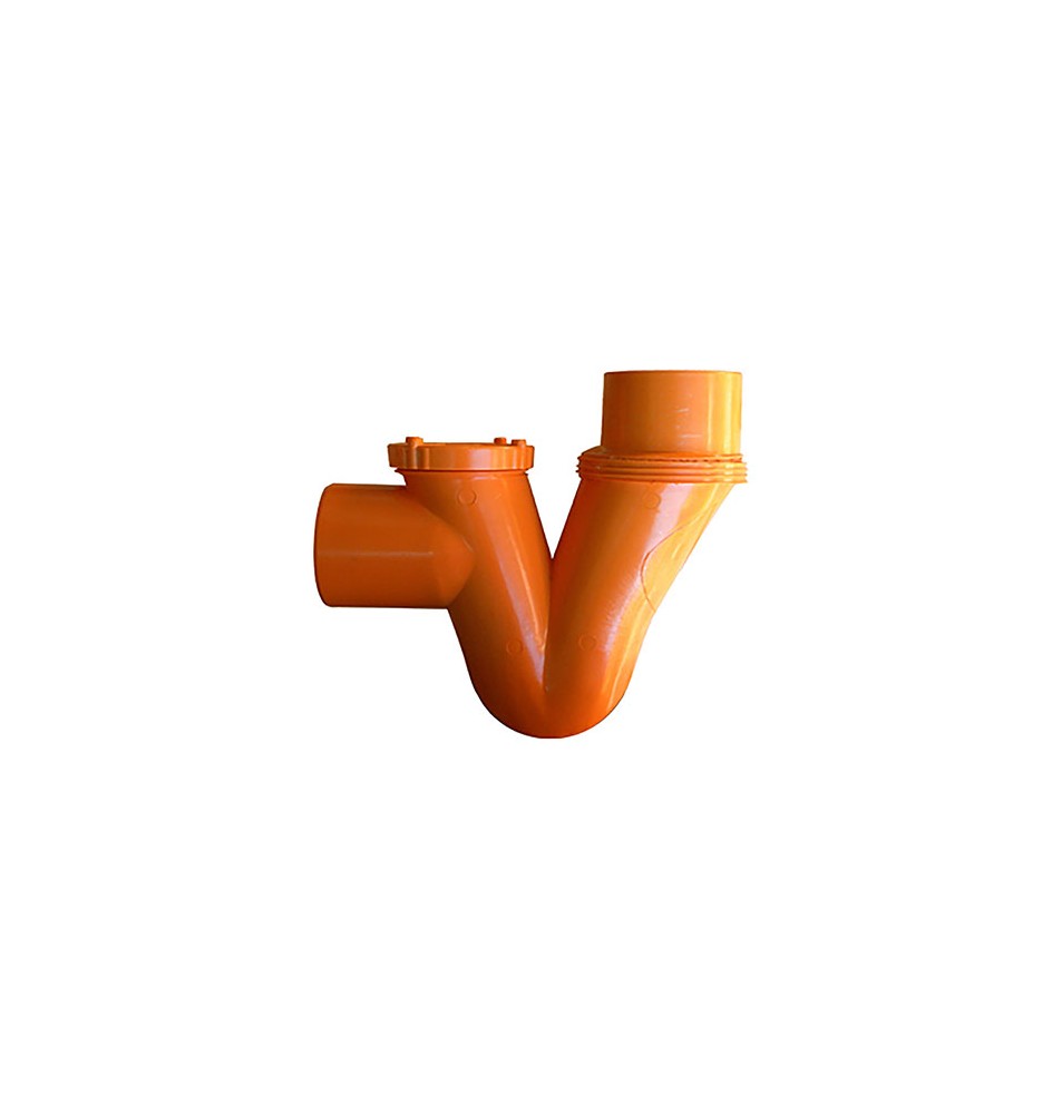 SIFONE ORIZZONTALE VERTICALE 1 TAPPO SALDATO Diam. 125