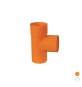 DERIVAZIONE 87° IN PVC ARANCIO Diam. 63