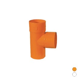 DERIVAZIONE 87° IN PVC ARANCIO Diam. 100
