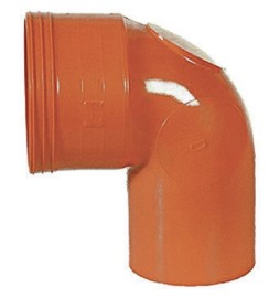 CURVA WC IN PVC ARANCIO Diam. 100