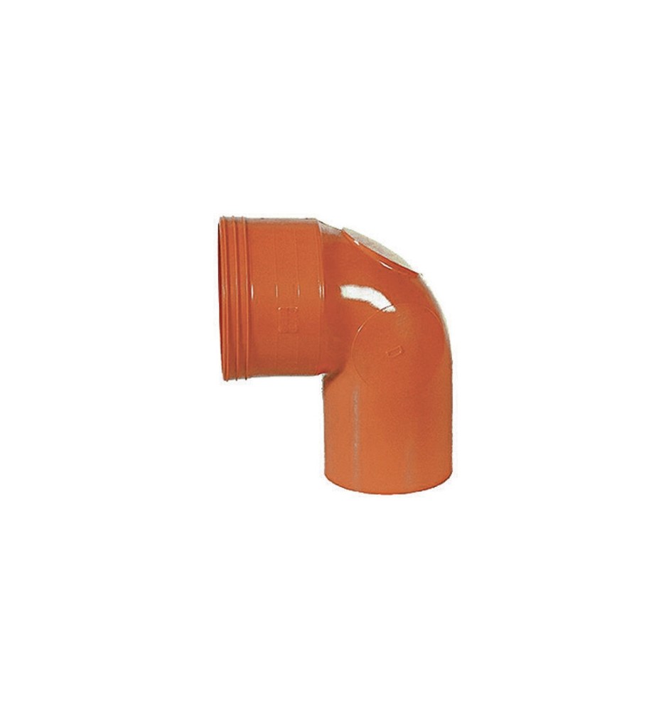 CURVA WC IN PVC ARANCIO Diam. 100