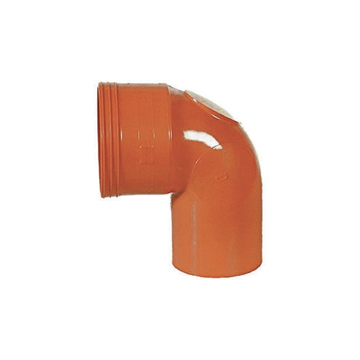CURVA WC IN PVC ARANCIO Diam. 100