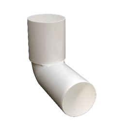 CURVA WC ALTA IN PP BIANCA Diam. 110