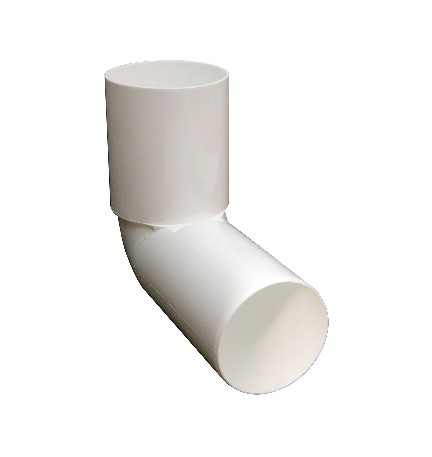 CURVA WC ALTA IN PP BIANCA Diam. 110