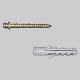 VITI E TASSELLI PER COLLARI LEGGERI - Vite 6x40 - Tassello 8x40