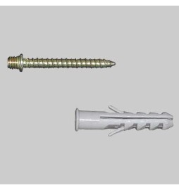 VITI E TASSELLI PER COLLARI LEGGERI - Vite 6x40 - Tassello 8x40