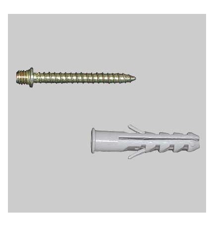 VITI E TASSELLI PER COLLARI LEGGERI - Vite 6x40 - Tassello 8x40