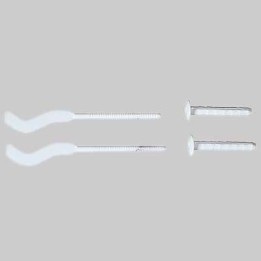 MENSOLA PER RADIATORI IN ALLUMINIO SEZIONE PIATTA 3 MM - Mensola Ø 8,8x170 - Tassello Ø 12x83