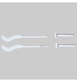 MENSOLA PER RADIATORI IN ALLUMINIO SEZIONE PIATTA 3 MM - Mensola Ø 8,8x170 -...